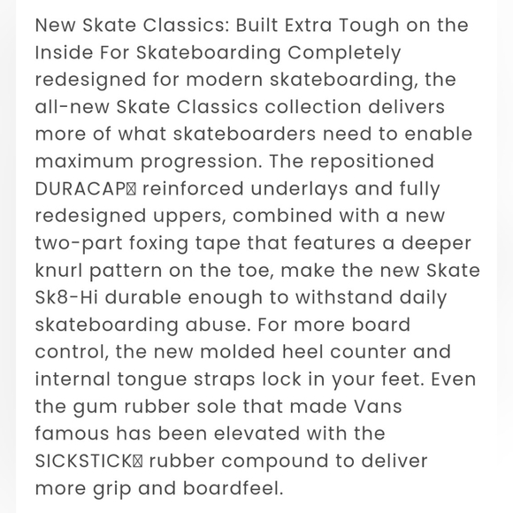 Vault by Vans Sk8-Hi Reissue *NWT* - Picture 8 of 16